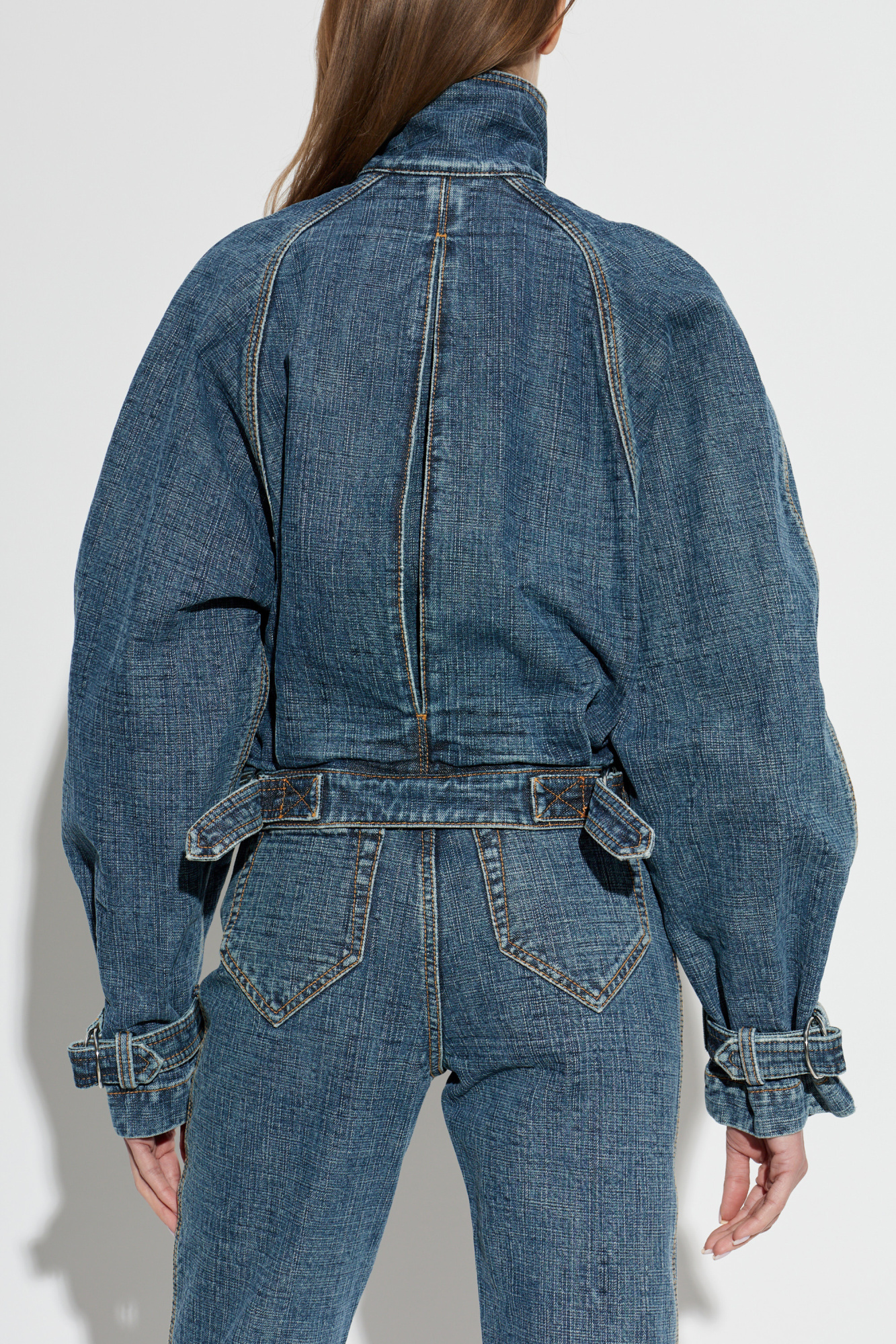 Lanvin Denim jacket with stand-up collar | Women's | Vitkac